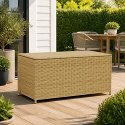 Practical Beige Garden Storage Box for Everyday Use