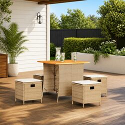 Functional 5 Piece Outdoor Dining Set for Every Occasion