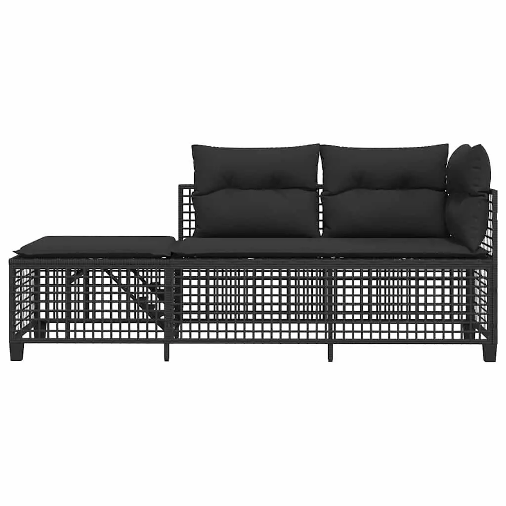 3-Piece Corner Sofa Set for Outdoor Use