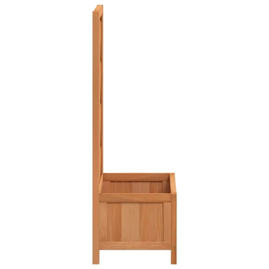 Wooden Planter with Trellis Solid Fir Brown Garden Outdoor Patio