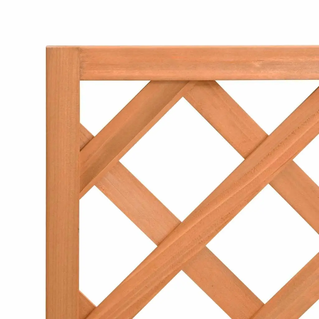 Wooden Planter with Trellis Solid Fir Brown Garden Outdoor Patio