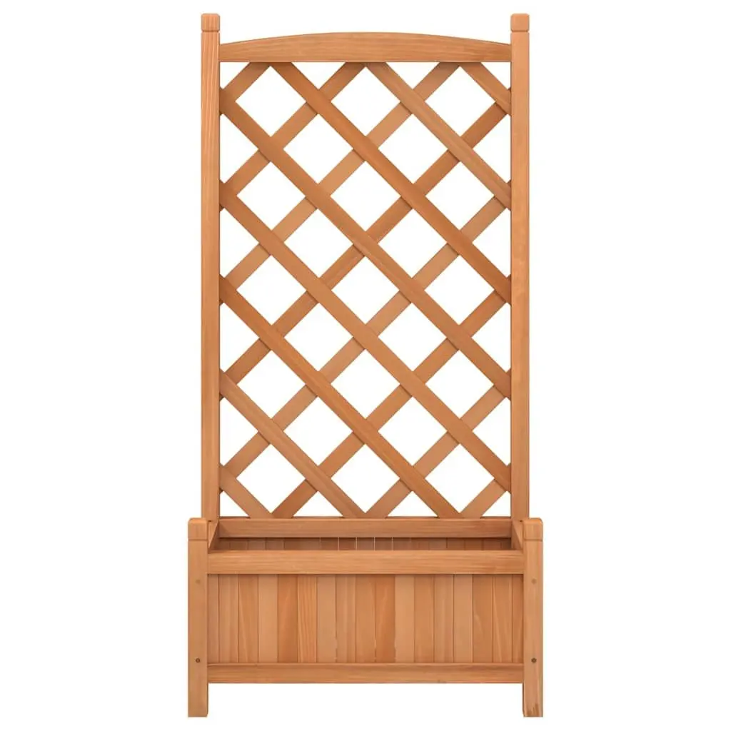 Wooden Planter with Trellis for Various Home Settings