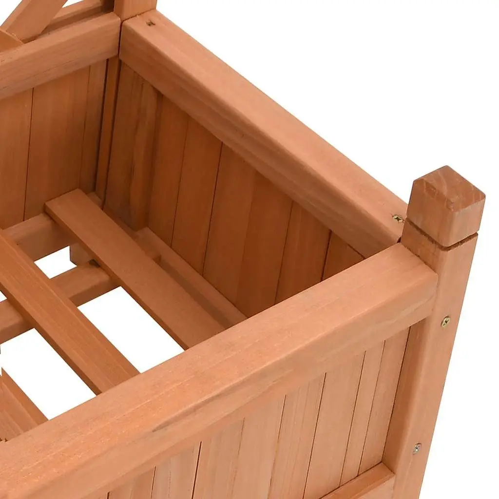 Wooden Planter with Trellis for Various Home Settings