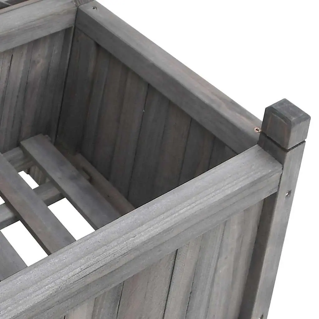 Wooden Planter with Trellis for Home Use