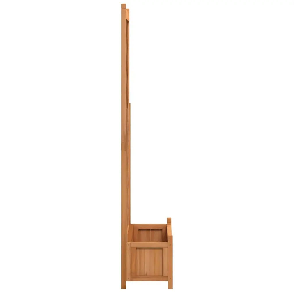 Wooden Planter with Trellis for Home Use