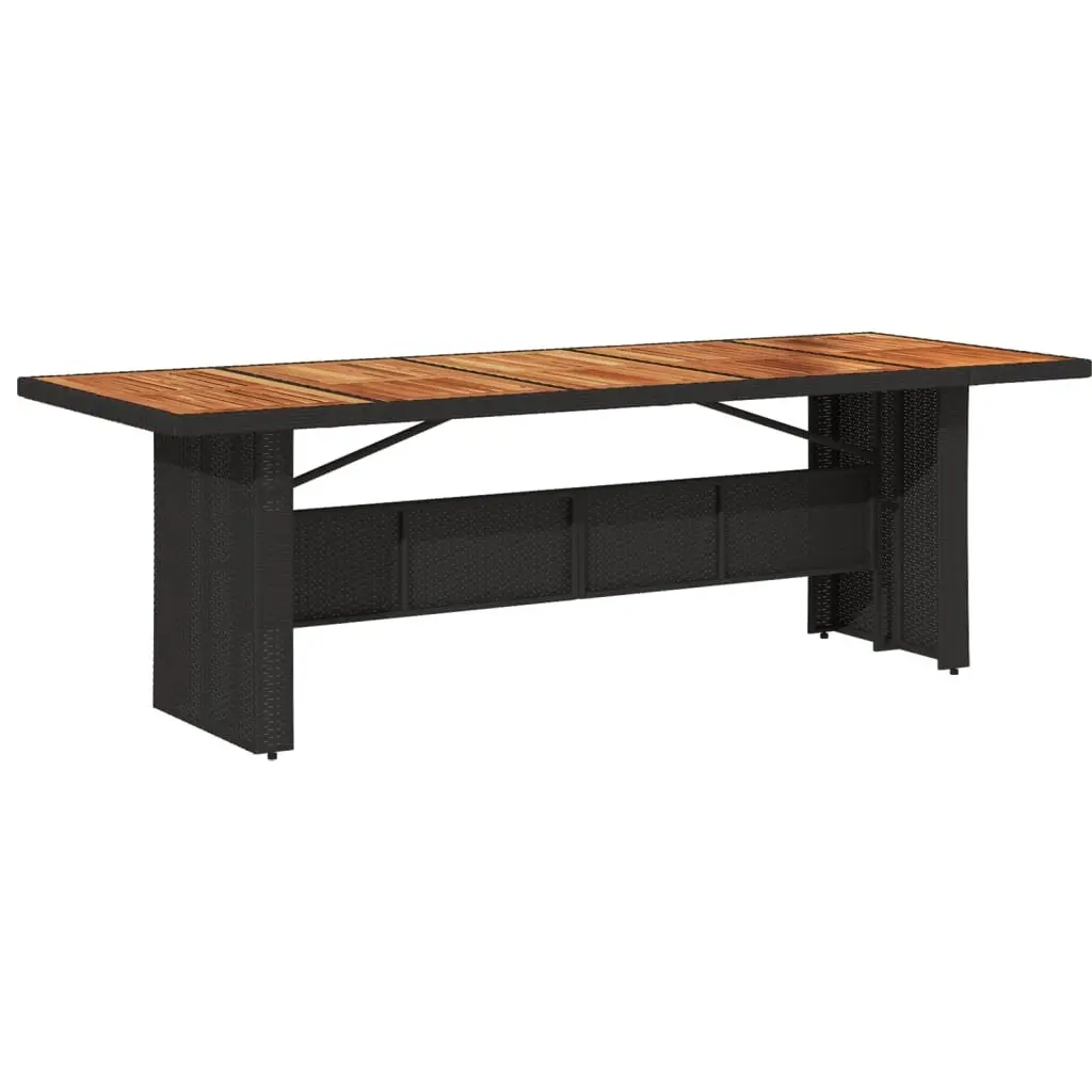 Black Dining Table for Outdoor Use