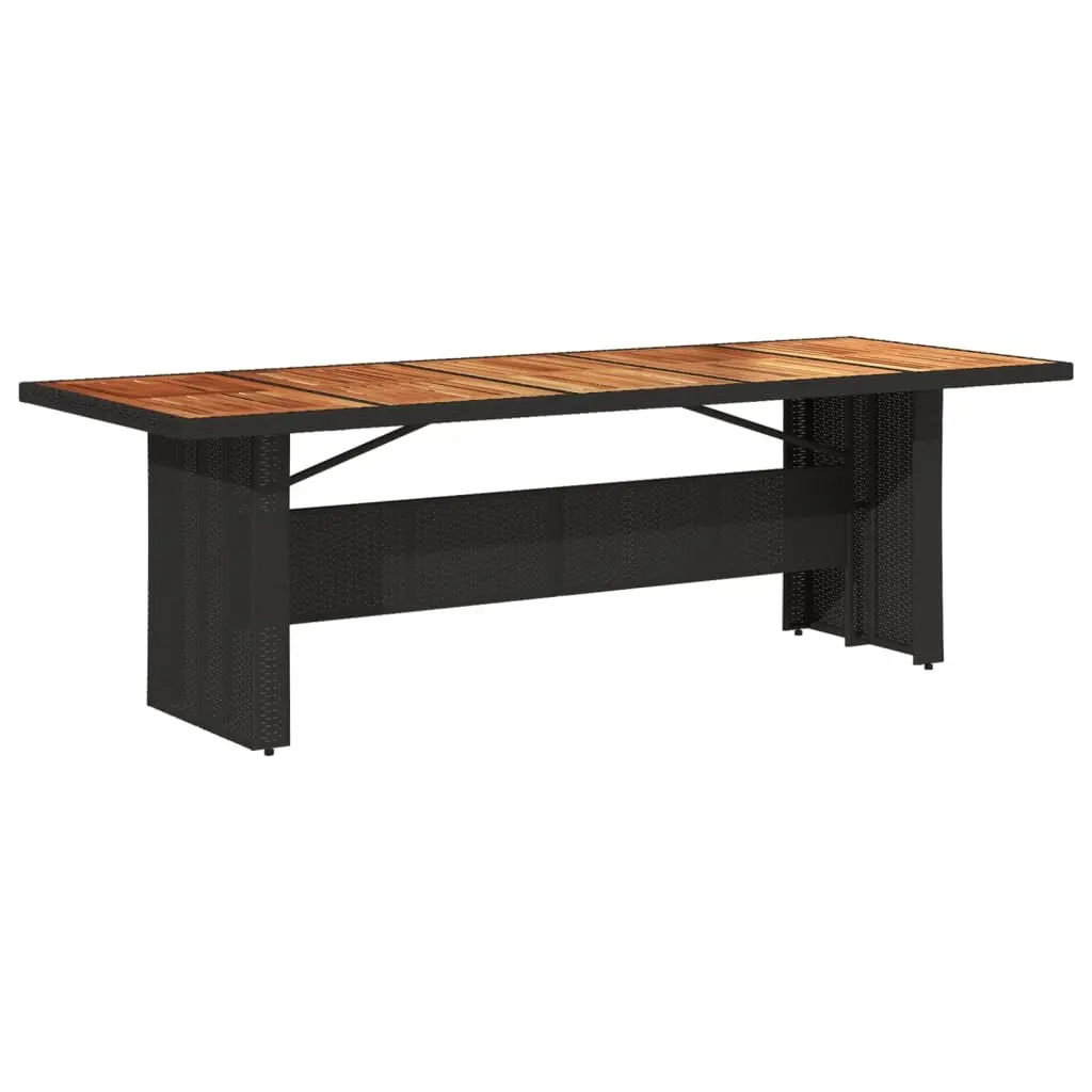 Black Dining Table for Outdoor Use