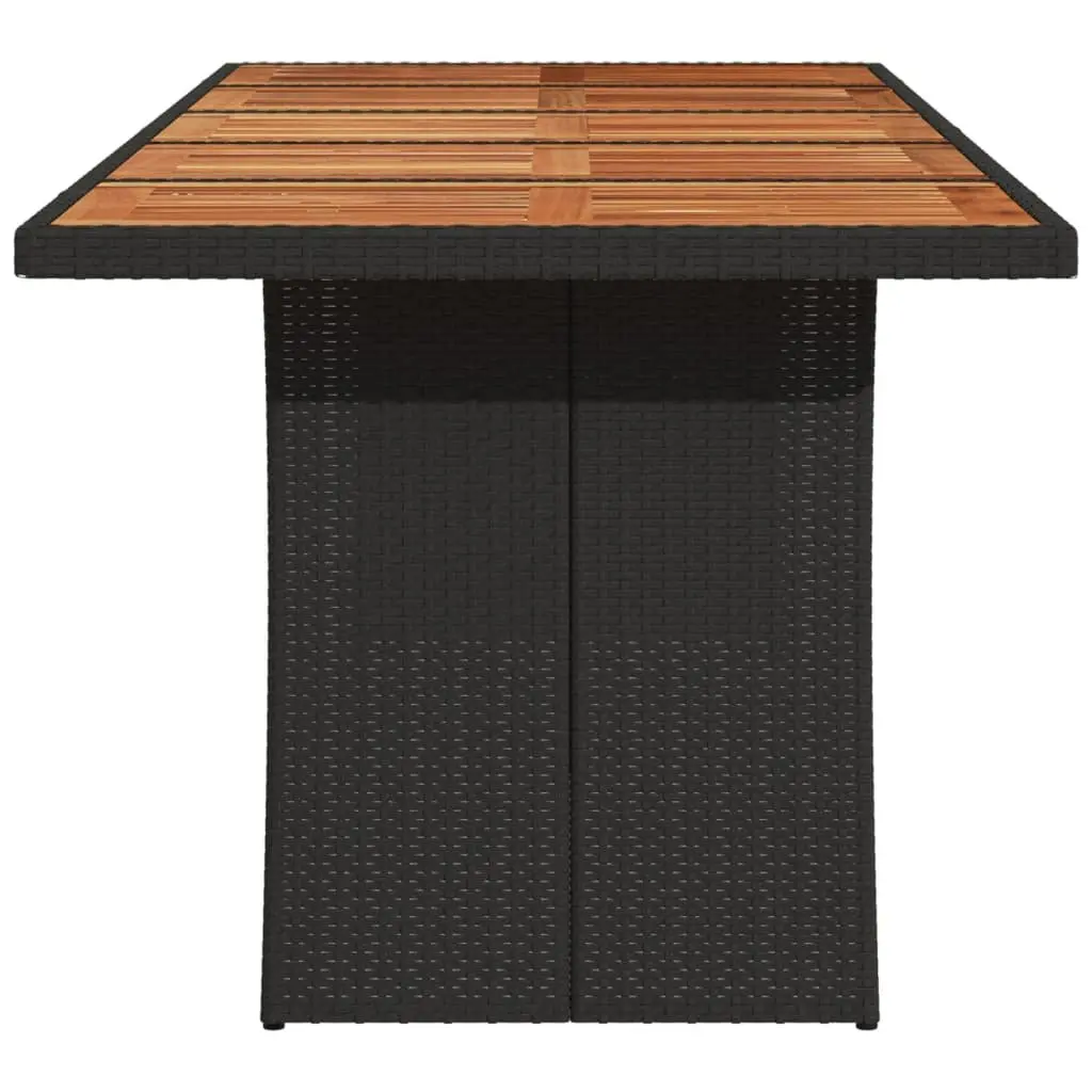 Black Dining Table for Outdoor Use
