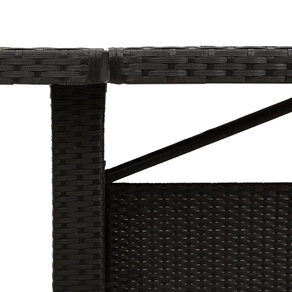 Black Dining Table for Outdoor Use