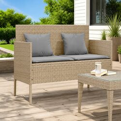 Practical Garden Bench with Storage for Outdoor Use