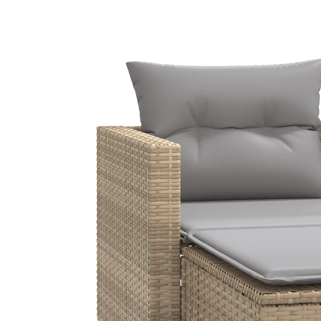 2-Seater Garden Sofa with Footstools for Relaxation