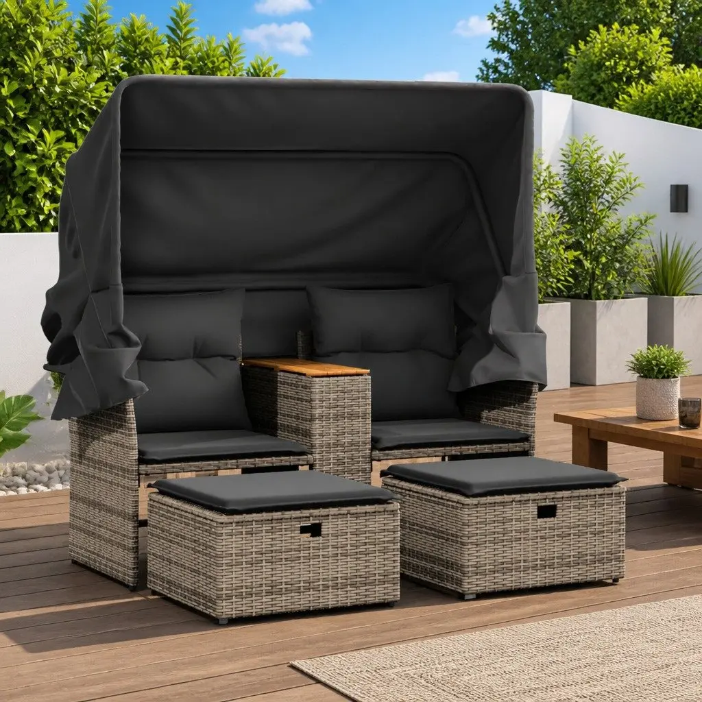 2-Seater Garden Sofa for Patio Relaxation