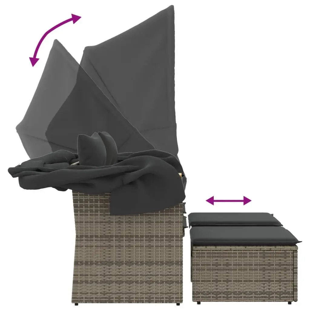 2-Seater Garden Sofa for Patio Relaxation