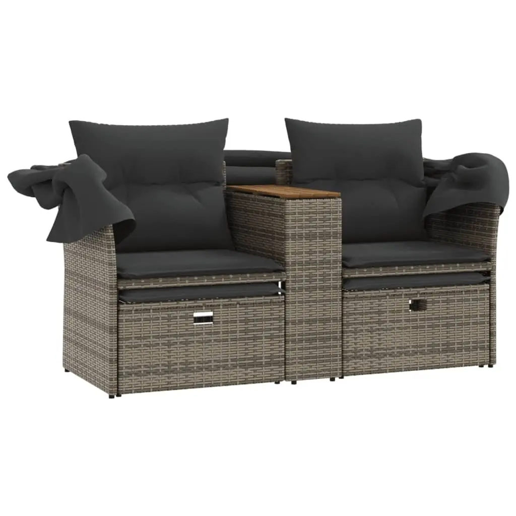 2-Seater Garden Sofa for Patio Relaxation