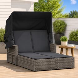 Versatile Double Sun Lounger with Canopy for Any Outdoor Space