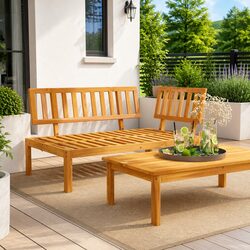 Versatile Pallet Corner Sofa for Outdoor Living