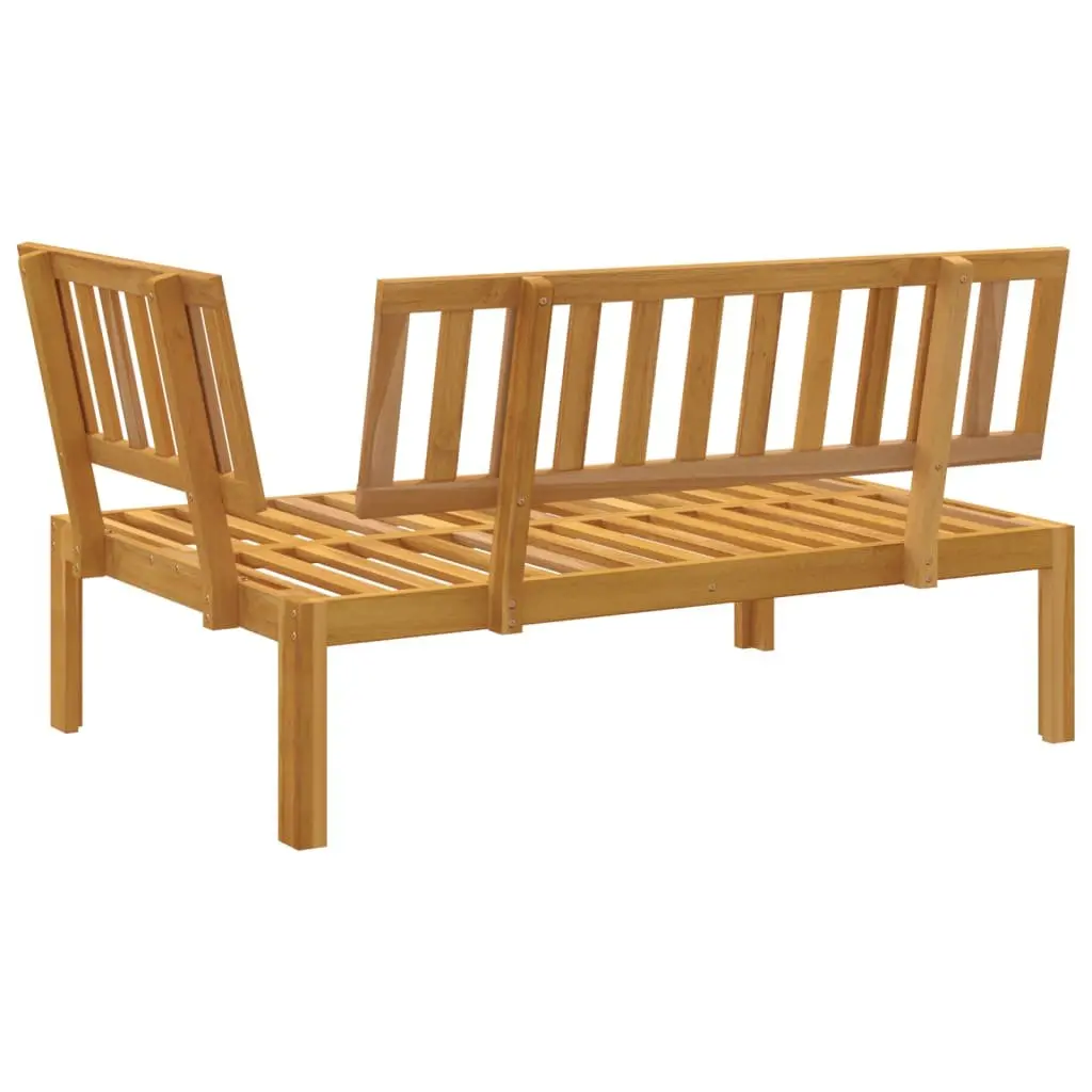 Garden Pallet Corner Sofa Solid Acacia Wood Modular Outdoor Sectional Seating Brown