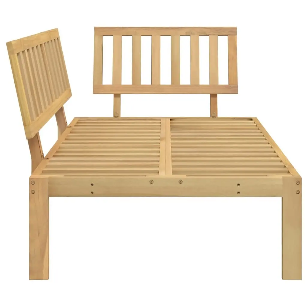 Garden Pallet Corner Sofa Outdoor Sectional Seating Modular Slatted Design