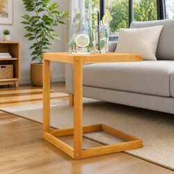 Versatile C Table for Indoor and Outdoor Use