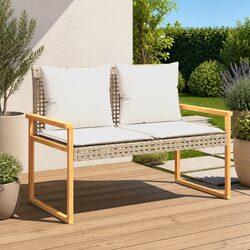 Functional Garden Bench for Relaxation and Socializing