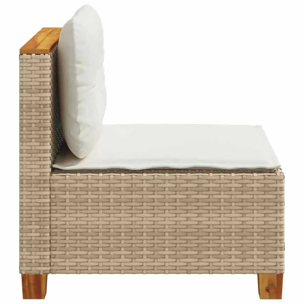 Armless Outdoor Sofa for Garden Relaxation
