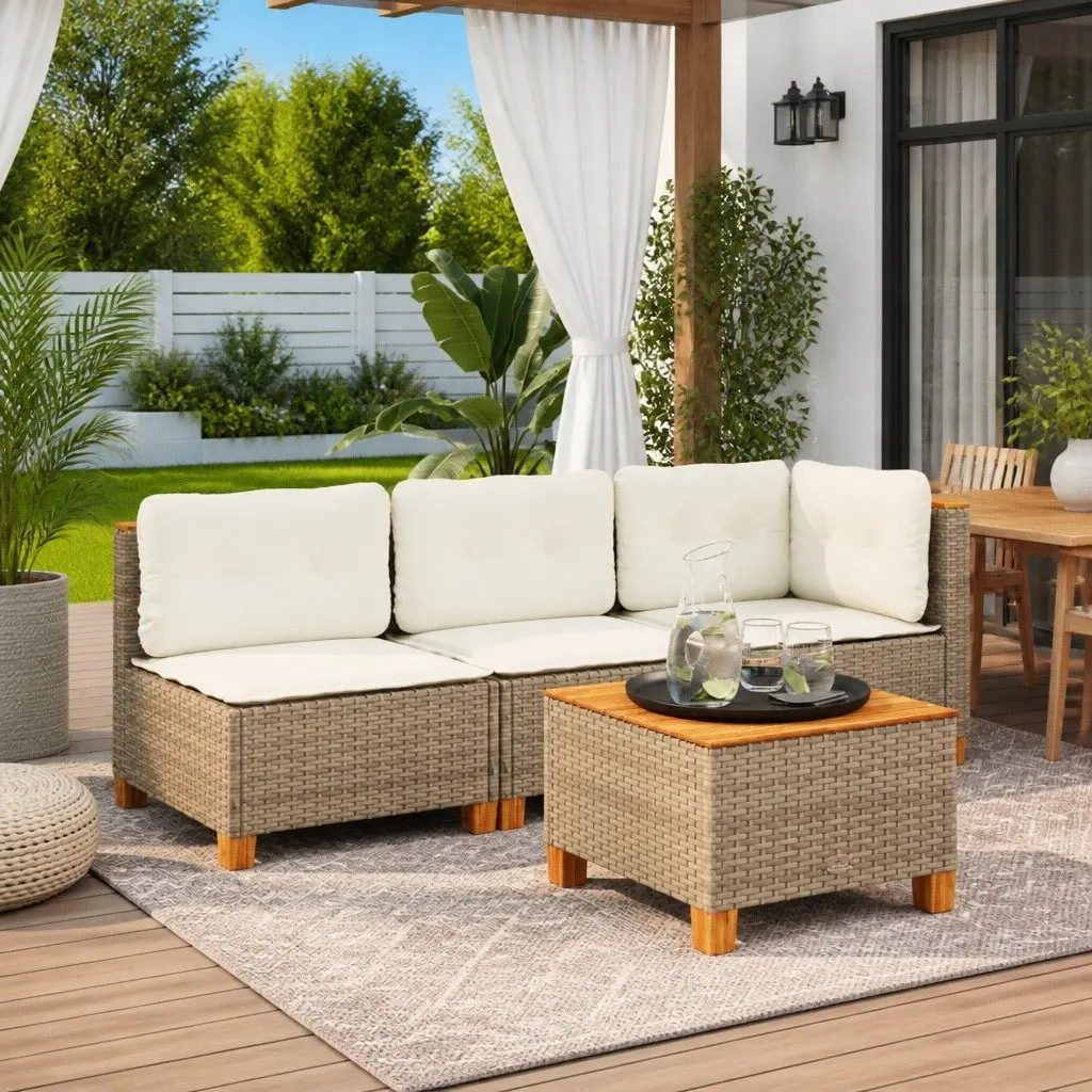 3-Seater Sofa for Outdoor Relaxation