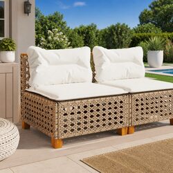 Practical Armless Outdoor Garden Sofa for Your Home