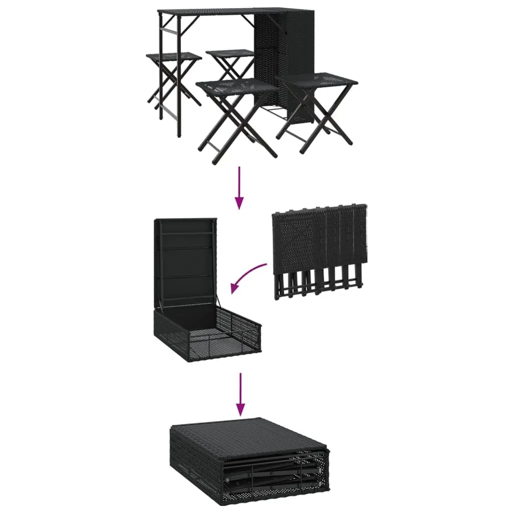 Foldable Dining Set for Outdoor Gatherings