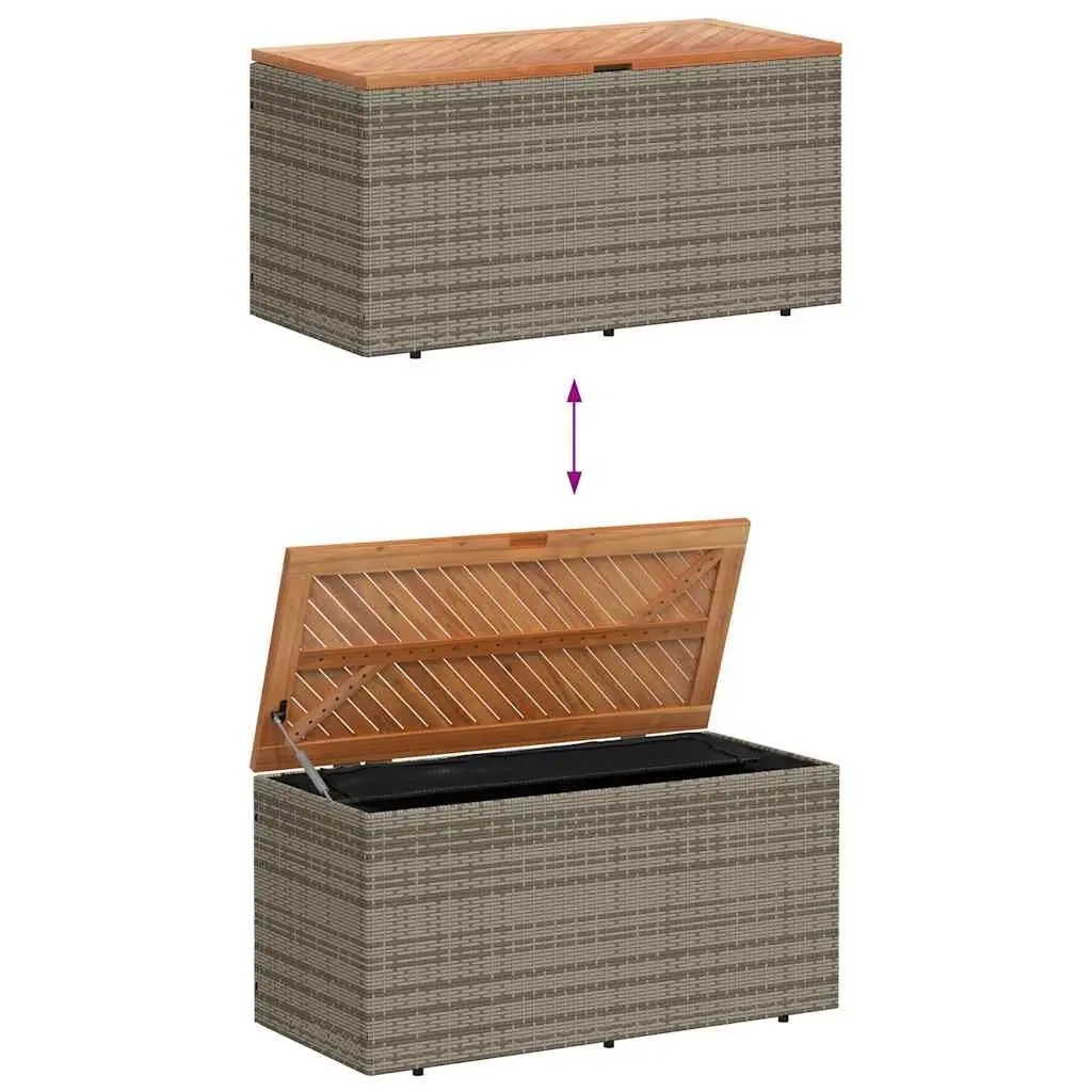 Grey Storage Box for Cushions and More