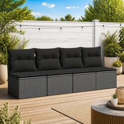 Practical 4-Seater Sofa for Outdoor Gatherings
