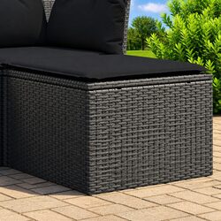 Versatile Black Garden Stool for Various Outdoor Settings