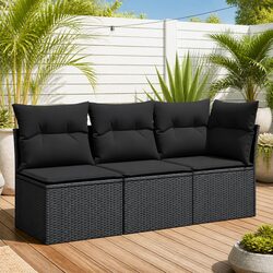 3-Seater Modular Garden Sofa for Outdoor Relaxation
