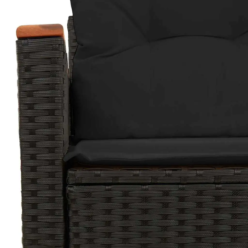 2-Seater Outdoor Sofa with Cushions and Storage