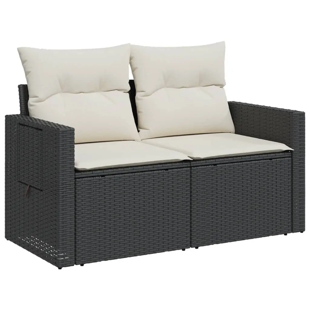 2-Seater Garden Lounge Sofa with Cushions