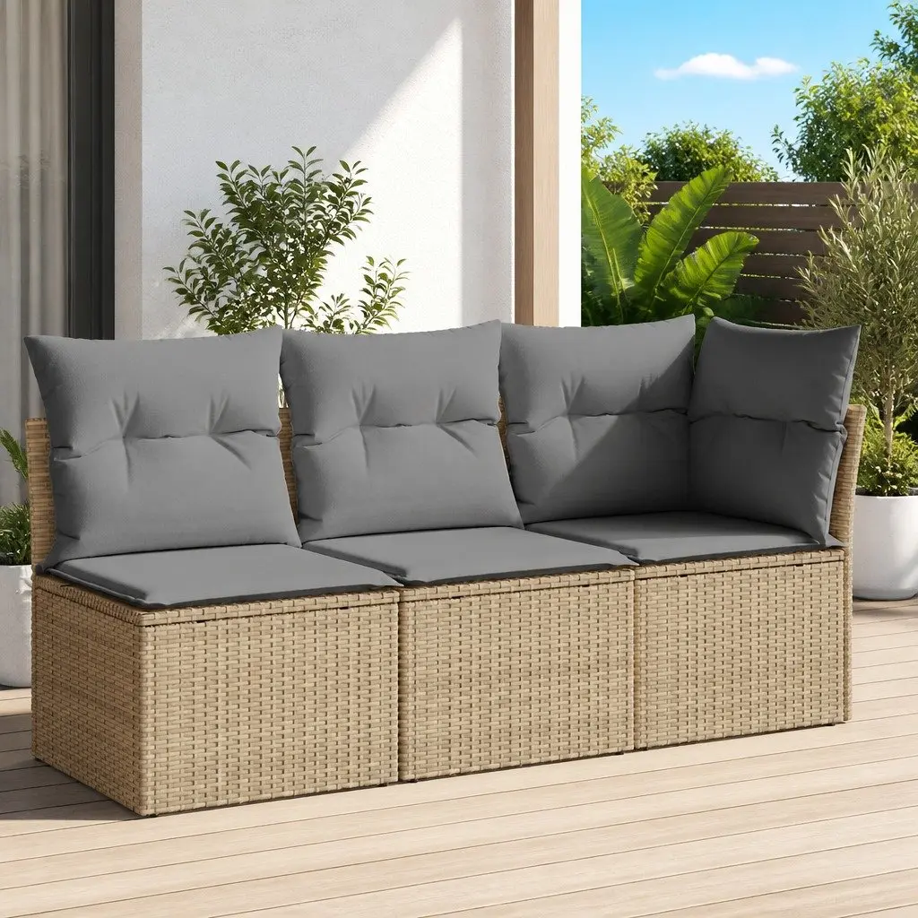 3-Seater Garden Sofa for Outdoor Living