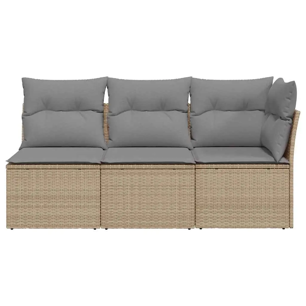 3-Seater Garden Sofa for Outdoor Living