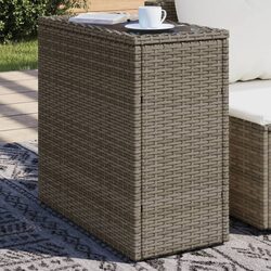 Practical Grey Garden Side Table for Any Setting