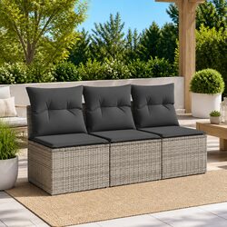 Versatile 3-Seater Garden Sofa Fits Perfectly on Your Patio
