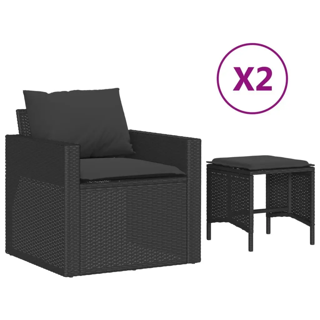 4 Piece Garden Sofa Set for Outdoor Relaxation