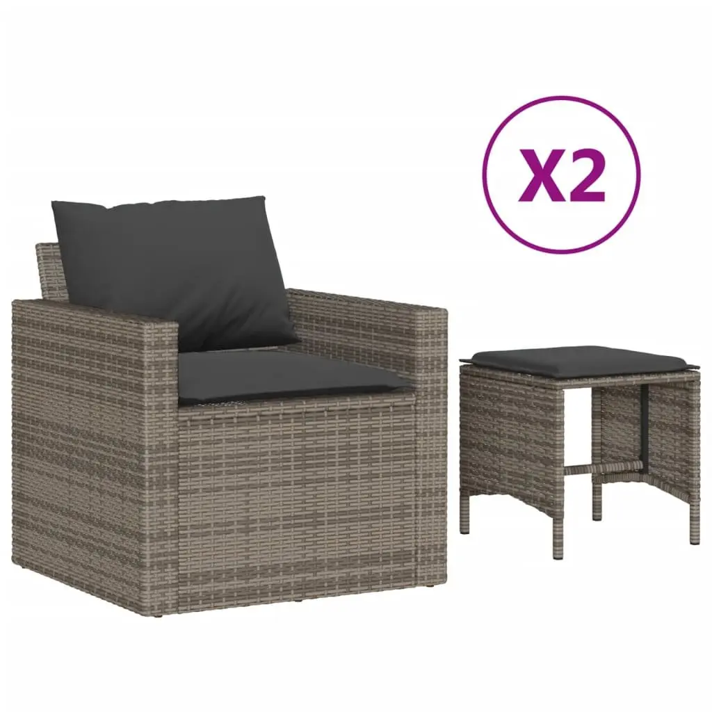 4 Piece Garden Sofa Set for Outdoor Living