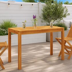 Versatile Acacia Wood Dining Table for Outdoor Spaces