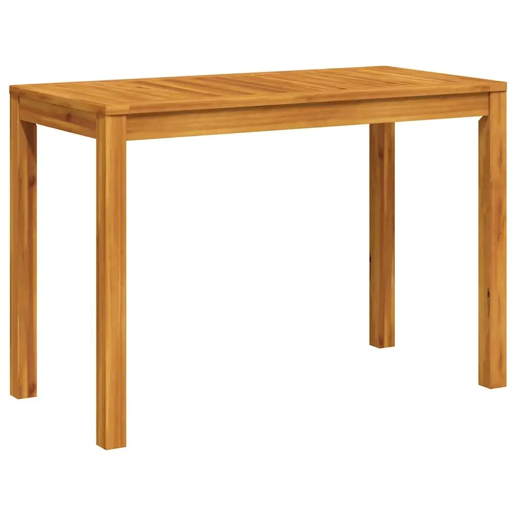 Outdoor Dining Table Solid Acacia Wood Brown 110x55x75cm Garden Furniture