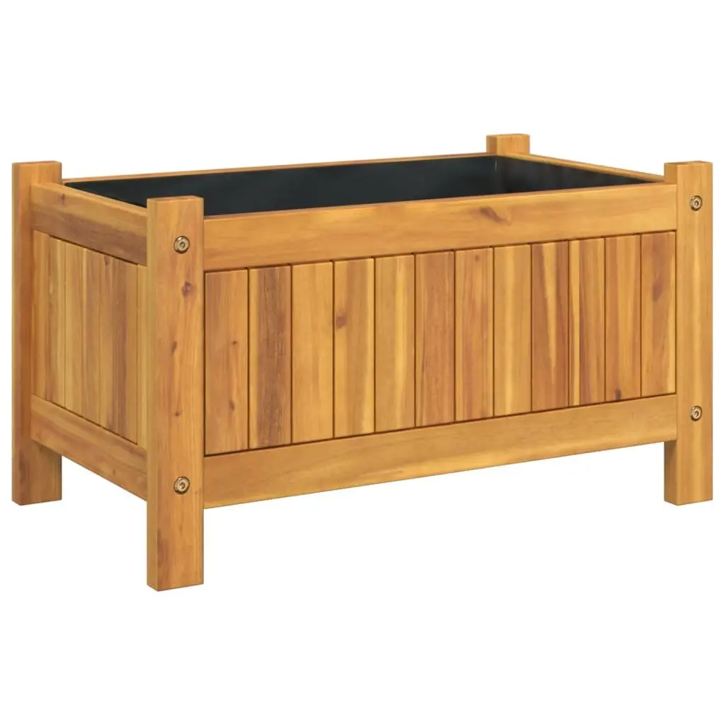 Garden Planter Wooden Box Container Raised Bed Outdoor Patio Balcony Decor Brown