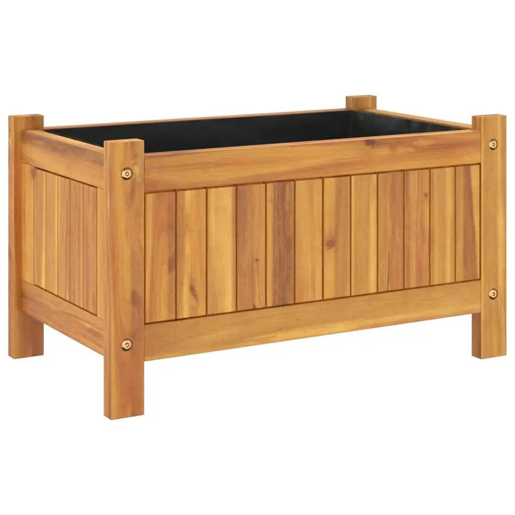 Garden Planter Wooden Box Container Raised Bed Outdoor Patio Balcony Decor Brown