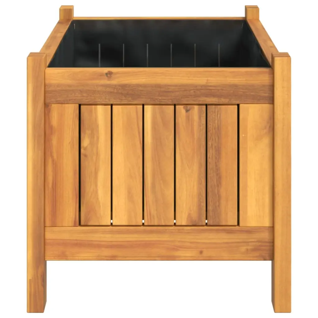 Garden Planter Wooden Box Container Raised Bed Outdoor Patio Balcony Decor Brown