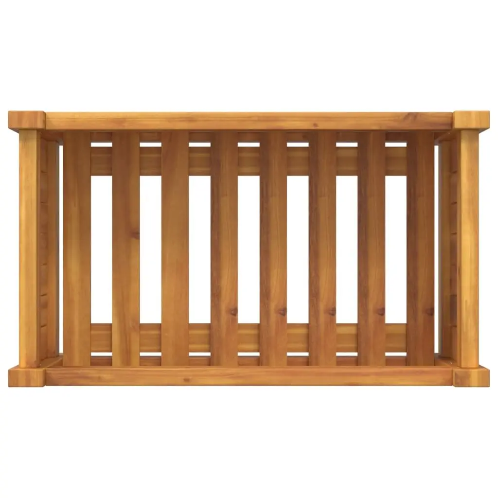 Garden Planter Wooden Box Container Raised Bed Outdoor Patio Balcony Decor Brown