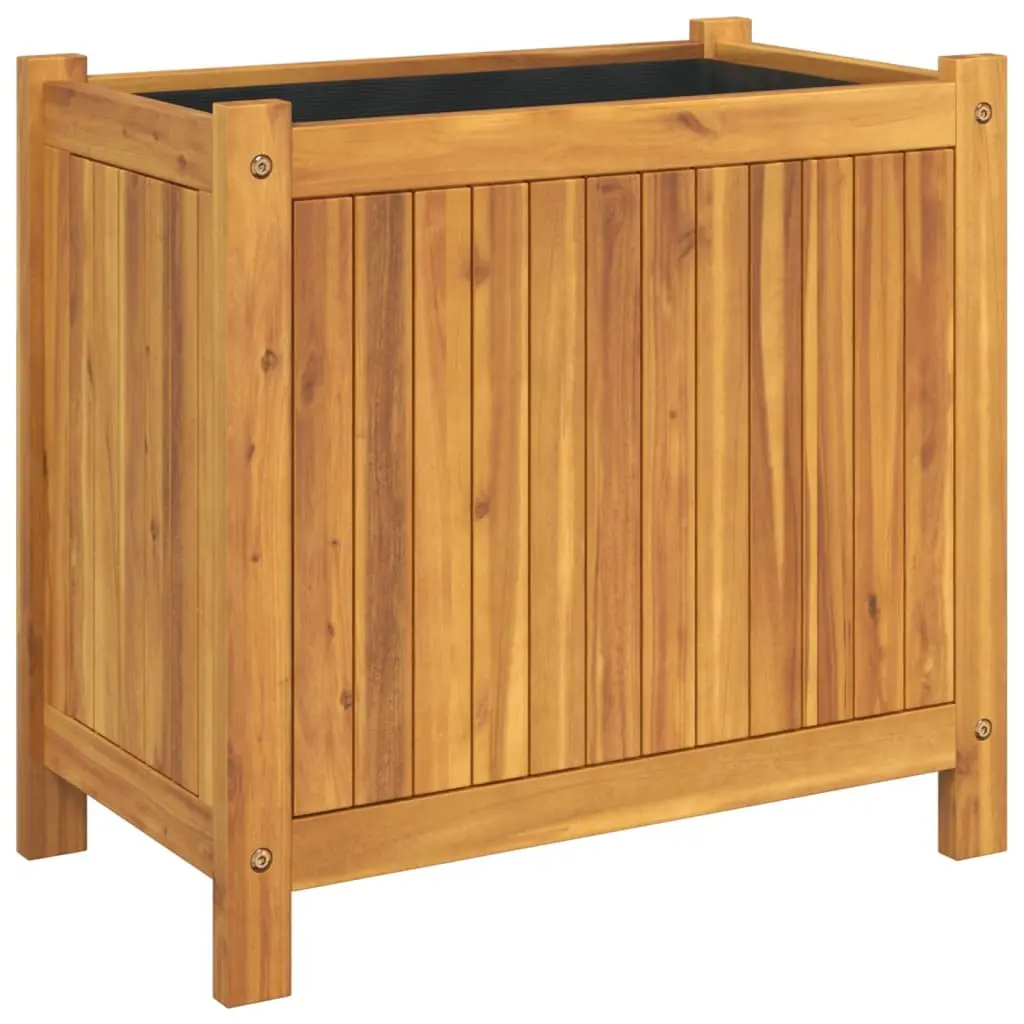 Garden Planter Box with Drainage Slats