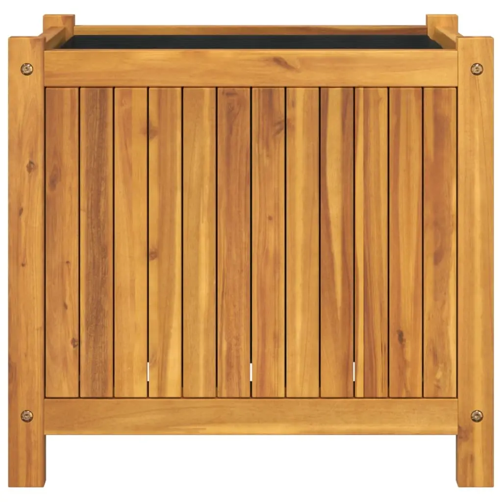 Garden Planter Box with Drainage Slats