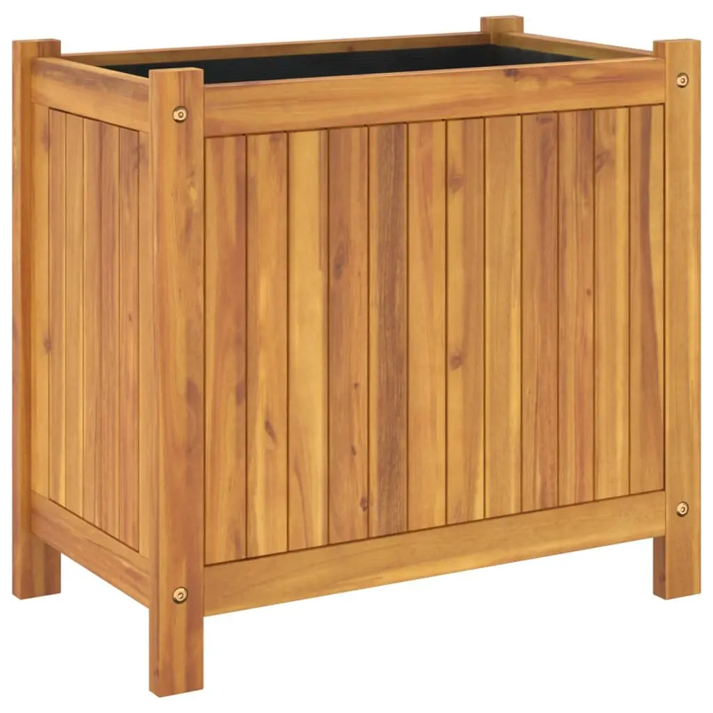 Garden Planter Box with Drainage Slats