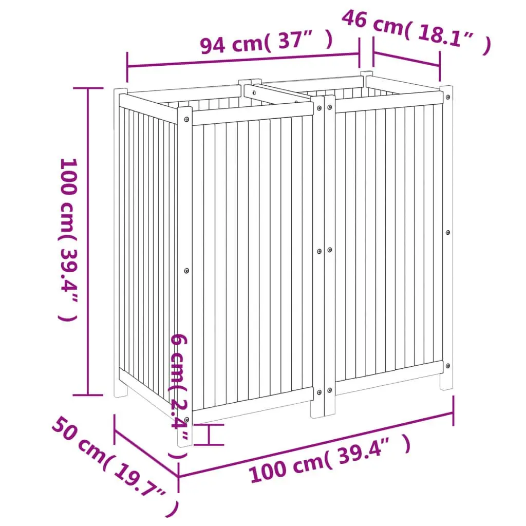Raised Bed Planter for Home Gardening